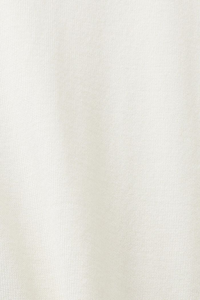 Pull-over à col droit, LENZING™ ECOVERO™, OFF WHITE, detail image number 5