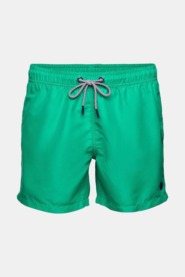 Leichte Bade-Shorts, GREEN, overview