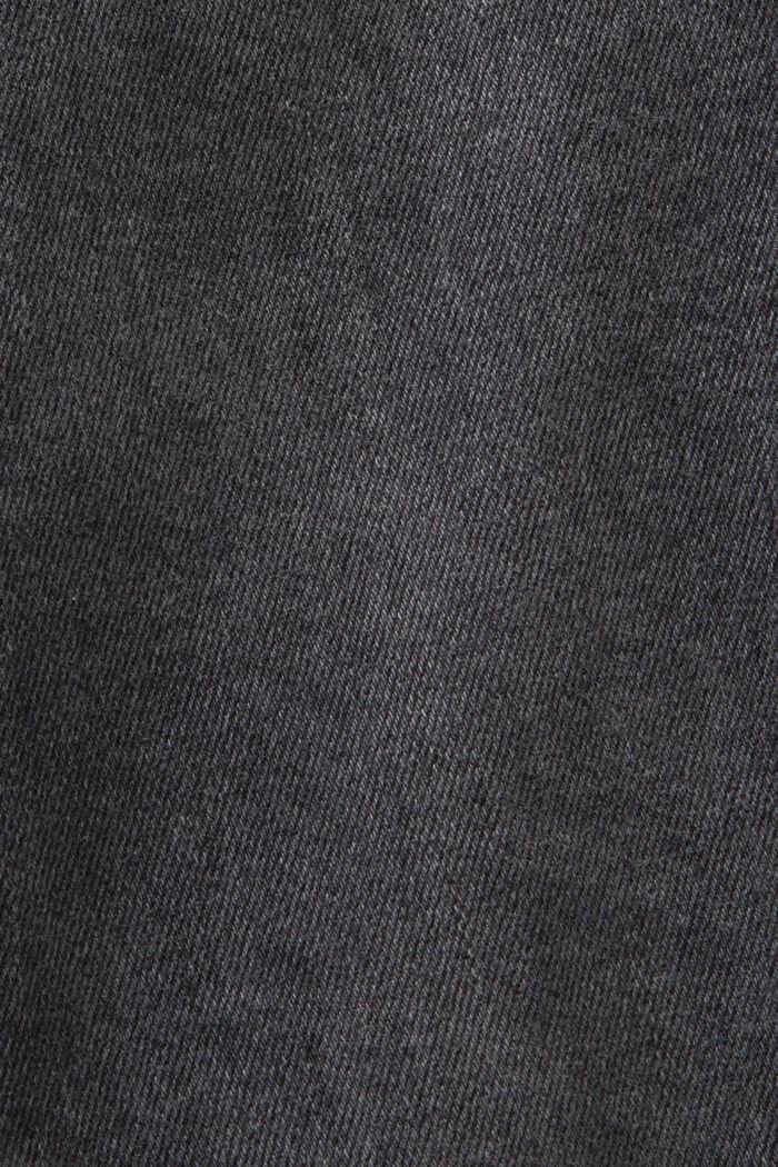 Schmale Jeans mit mittlerer Bundhöhe, BLACK DARK WASHED, detail image number 6