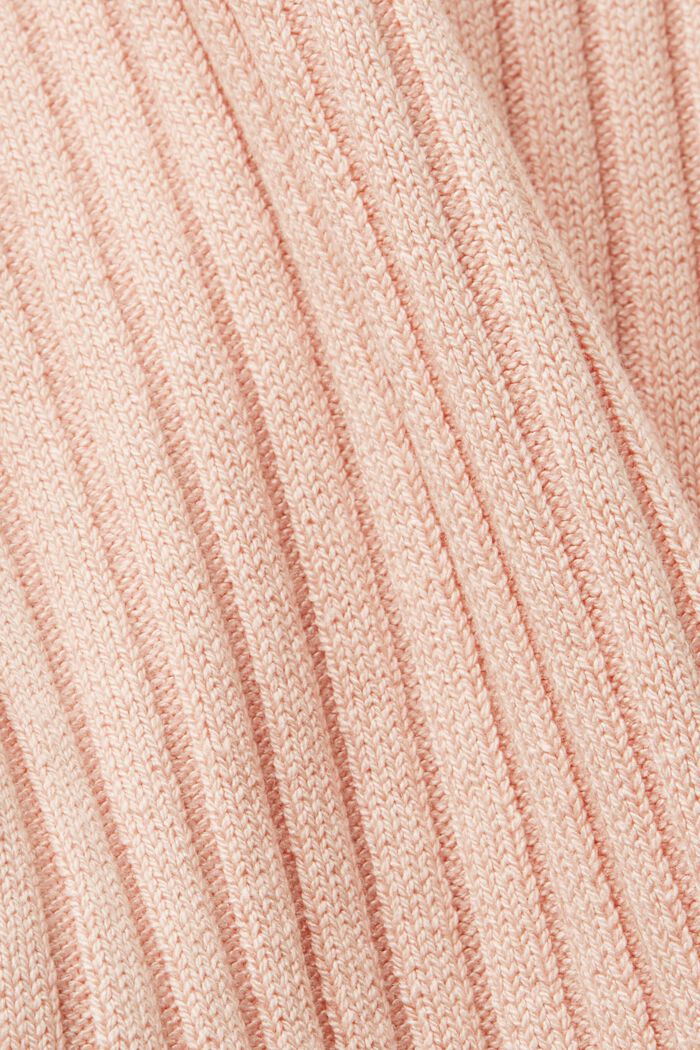 Haut sans manches en maille côtelée, PASTEL PINK, detail image number 4