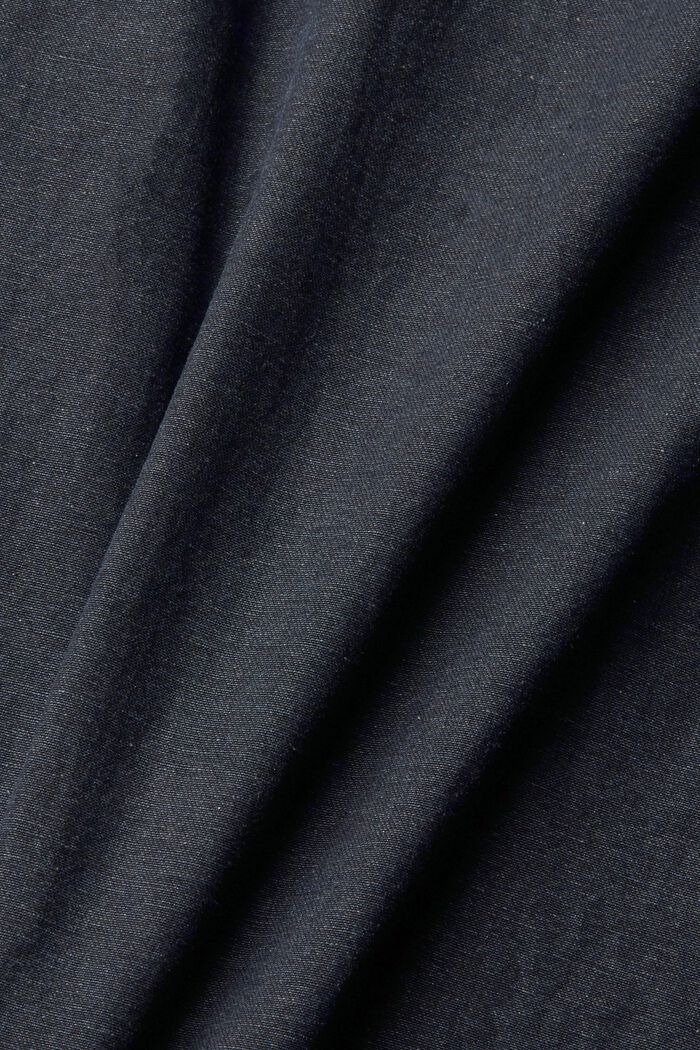 Farbiges Oversize-Denimhemd, ANTHRACITE, detail image number 4