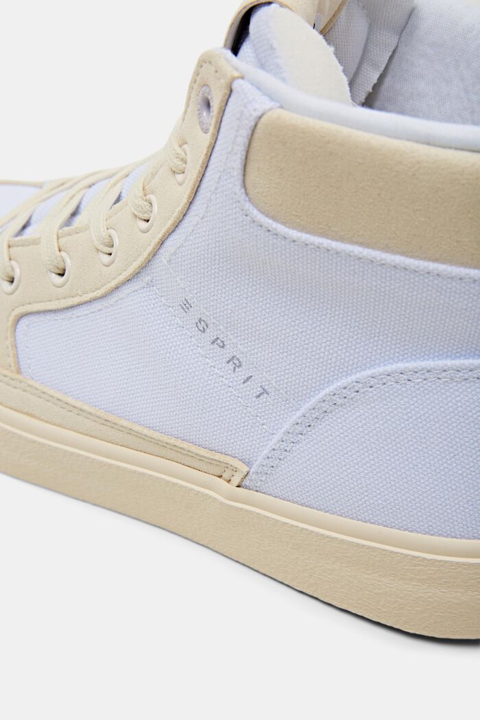 Sneakers montantes bicolores, WHITE, detail image number 4