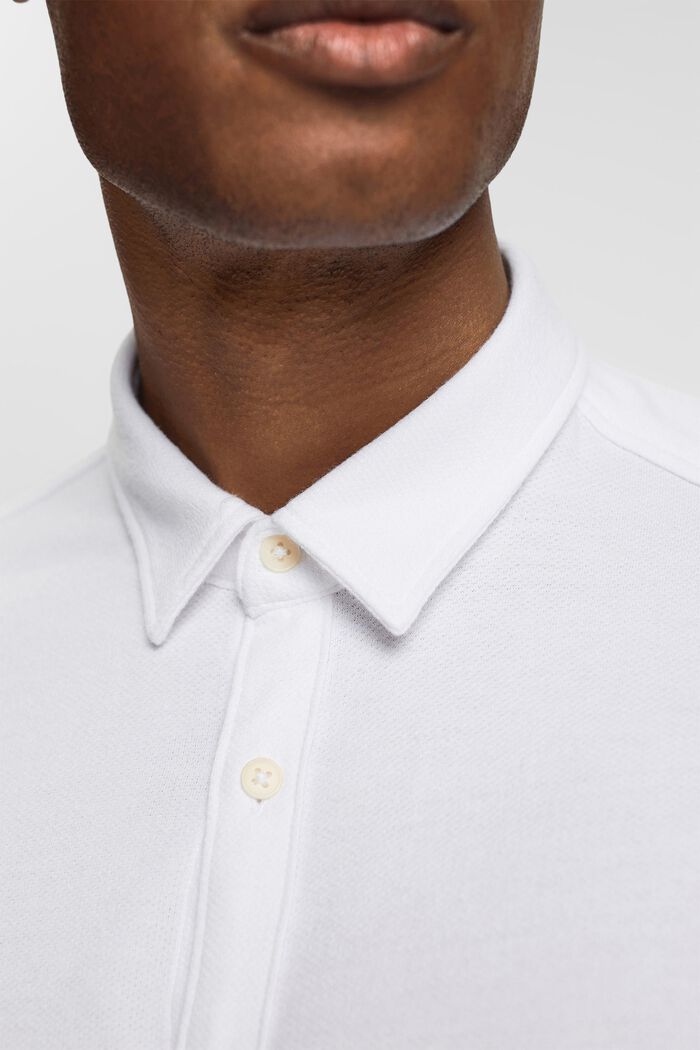 Chemise bicolore, WHITE, detail image number 0