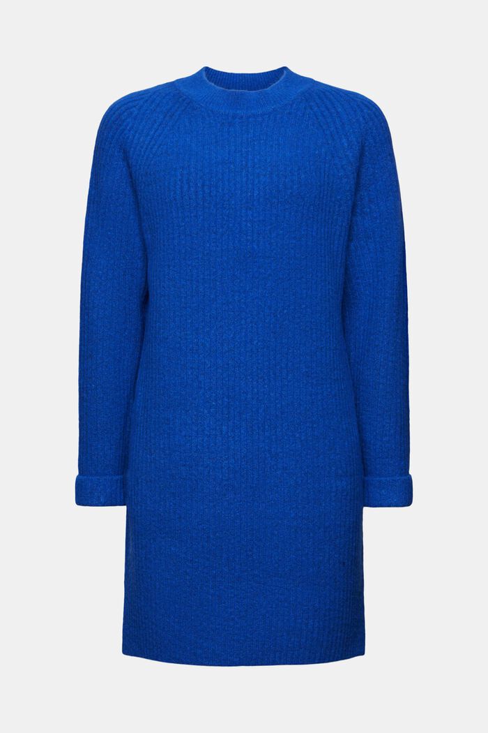 Mini-robe en maille côtelée, BRIGHT BLUE, detail image number 6