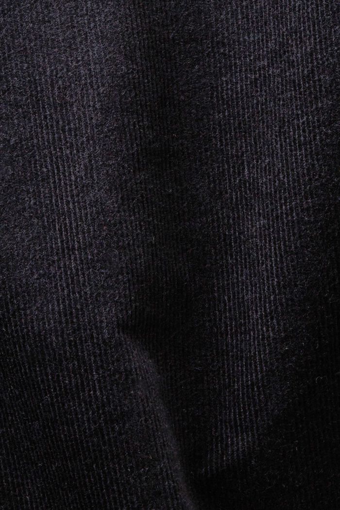 Pantalon en velours côtelé de coupe Straight Fit, BLACK, detail image number 6