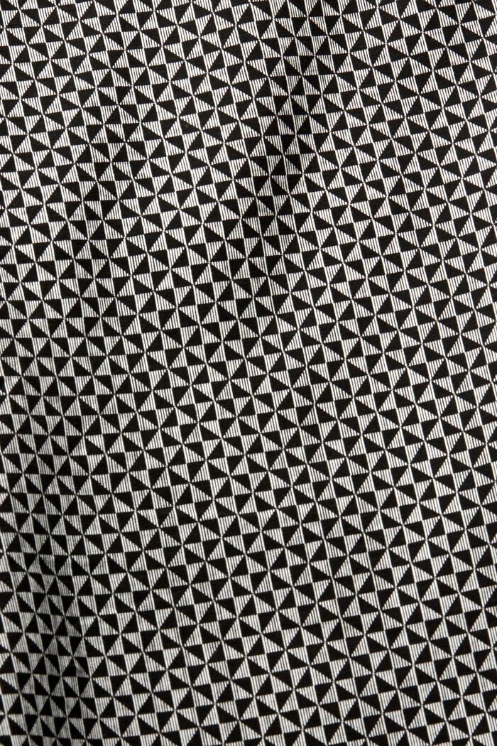 Pantalon en jersey à imprimé orné de dentelle, BLACK, detail image number 5