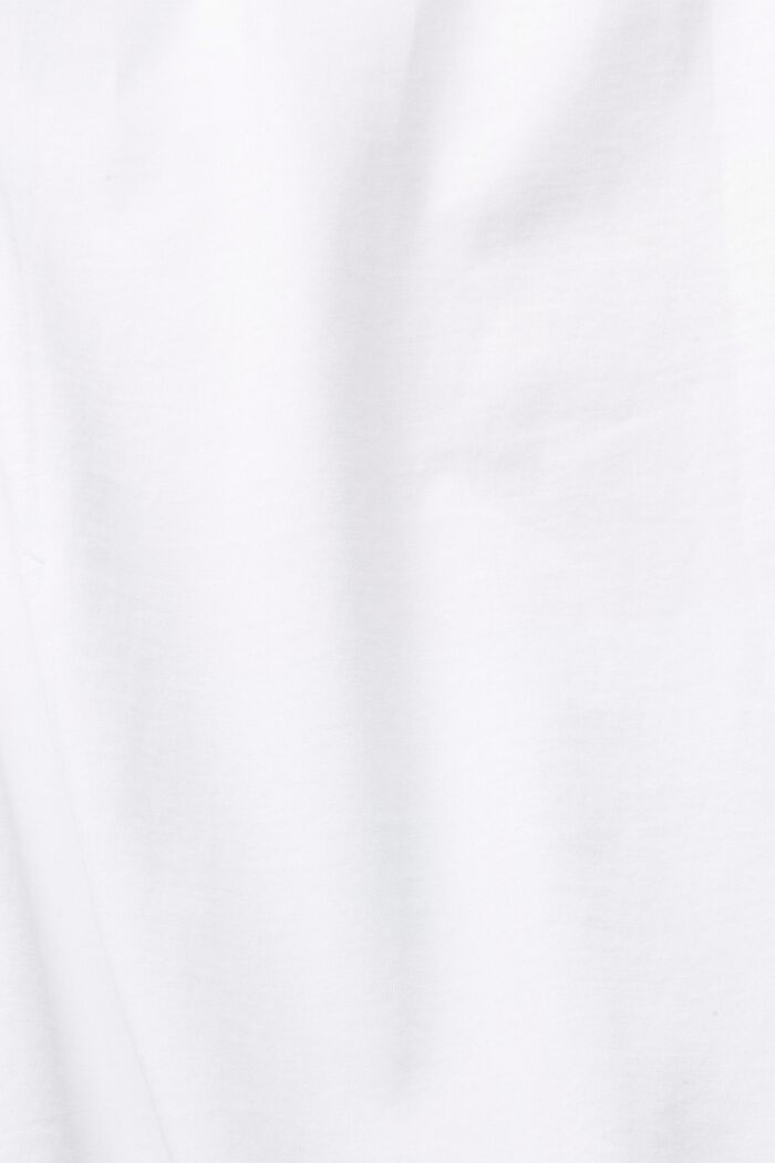 Cropped T-Shirt mit Print, WHITE, detail image number 4