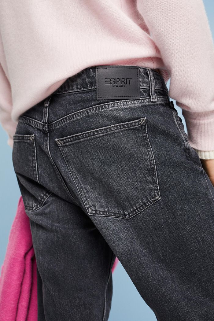 Lockere Retro-Jeans mit mittlerer Bundhöhe, BLACK MEDIUM WASHED, detail image number 3