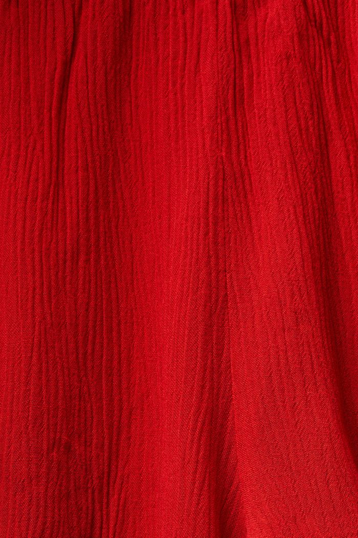 Short de plage froissé, DARK RED, detail image number 5