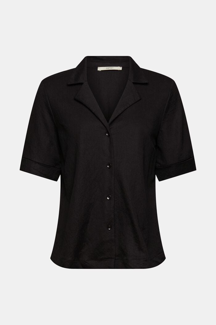 T-shirt d´aspect chemisier, BLACK, detail image number 6