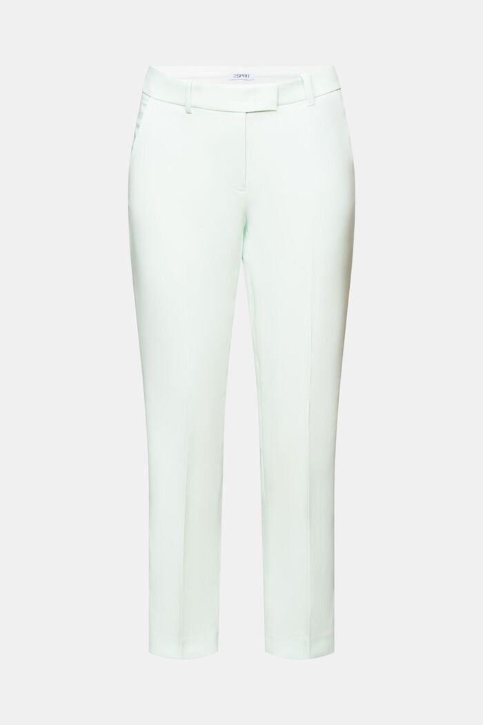Pantalon taille basse de coupe droite, LIGHT AQUA GREEN, detail image number 6