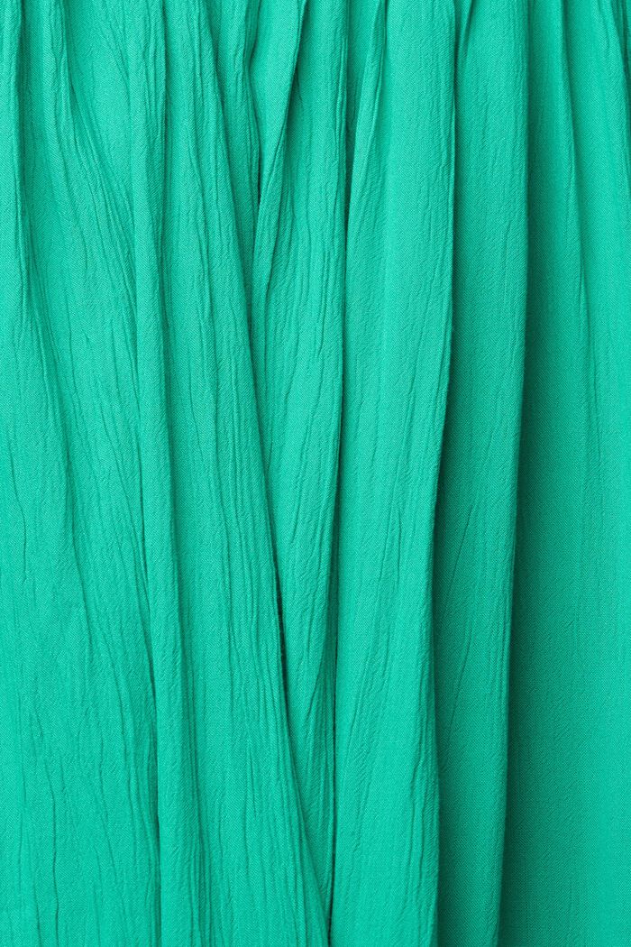 Mini-robe à base volantée, LENZING™ ECOVERO™, GREEN, detail image number 1