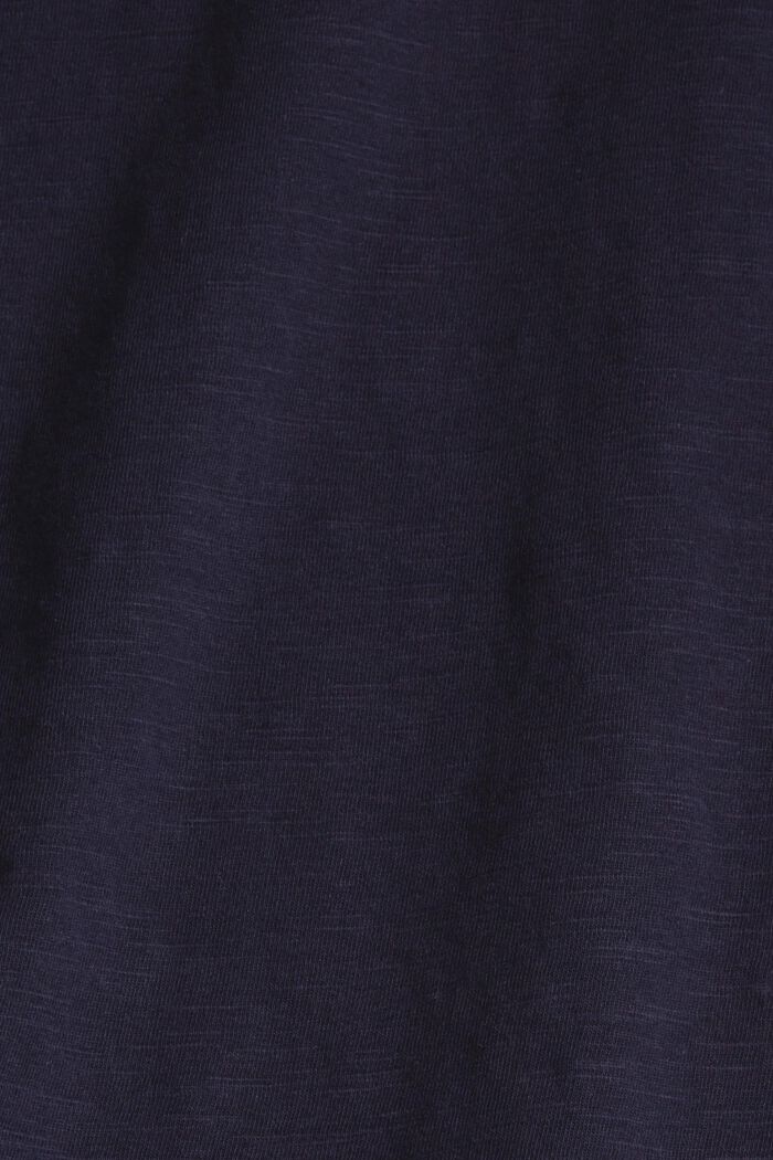 T-Shirt aus 100% Baumwolle, NAVY, detail image number 4