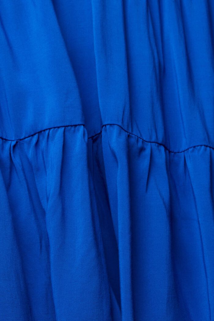 Robe à houppes, LENZING™ ECOVERO™, BRIGHT BLUE, detail image number 4