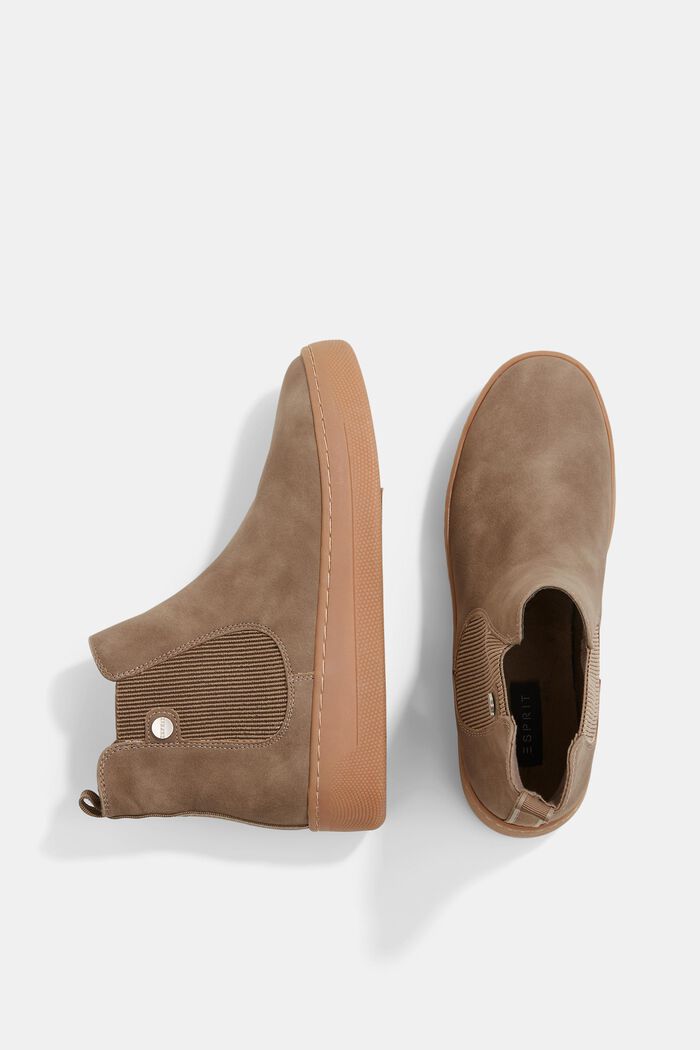 Chelsea Boots mit Plateausohle, TAUPE, detail image number 5