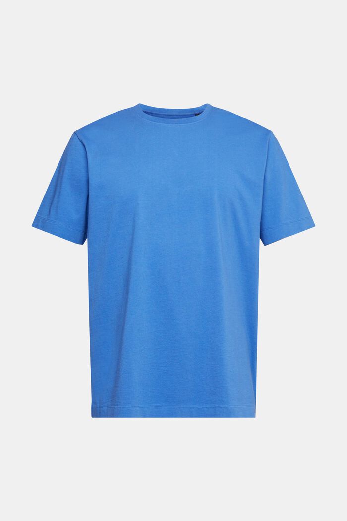 Unifarbenes T-Shirt, BLUE, detail image number 2