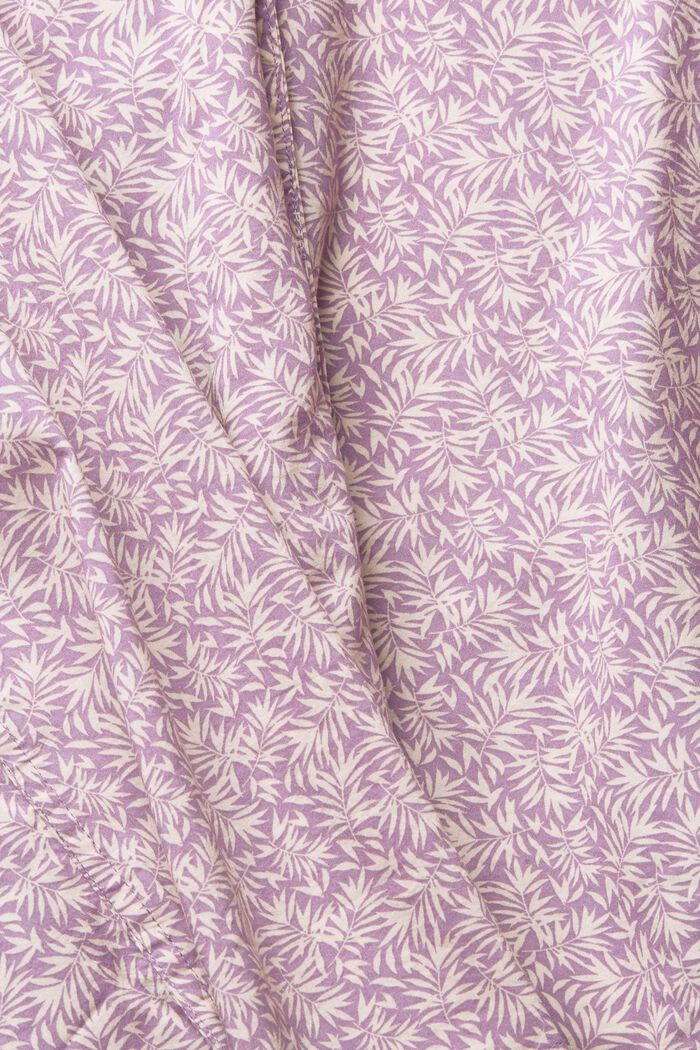 Chemise à motif floral, DARK MAUVE, detail image number 4