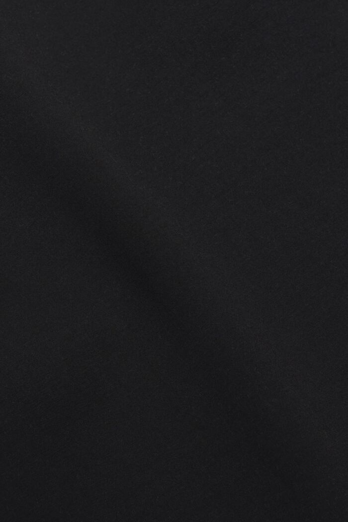 Mini-robe en tissu scuba, BLACK, detail image number 5