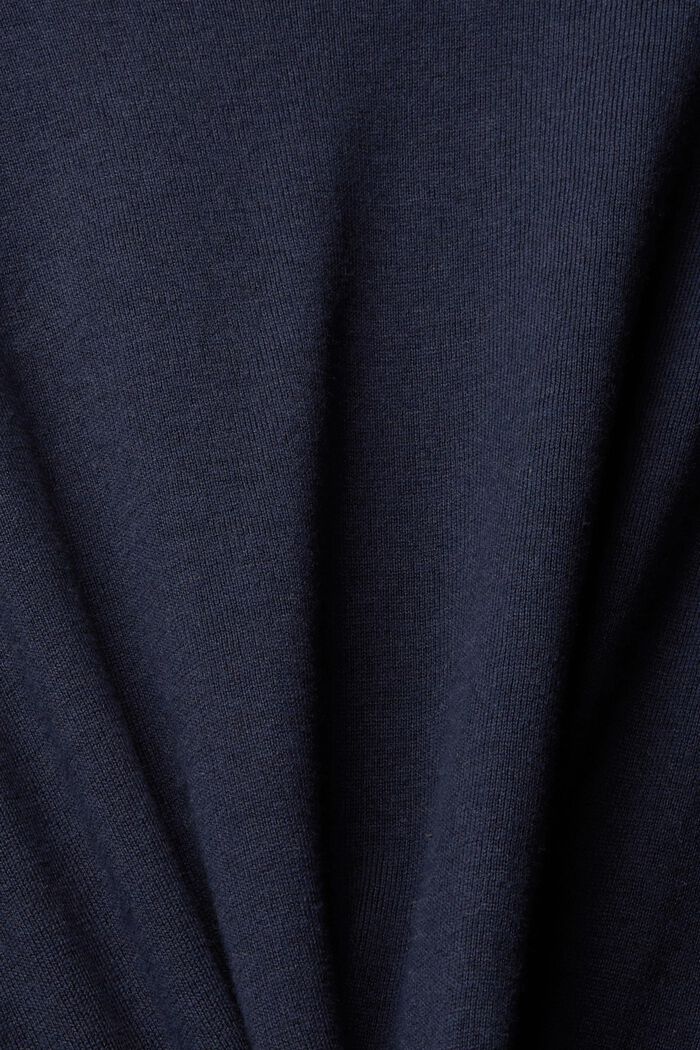Zweifarbiger Sweater, NAVY, detail image number 5