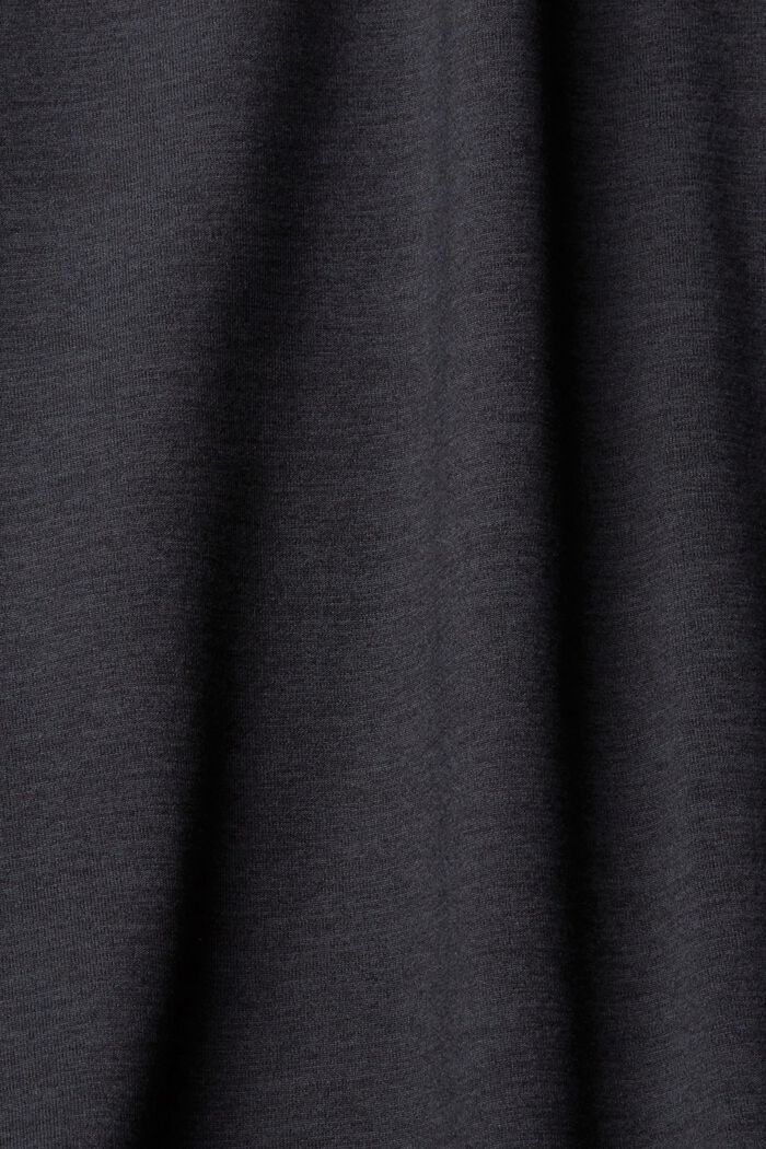 T-shirt à manches longues doté d’un zip quart de longueur, BLACK, detail image number 6