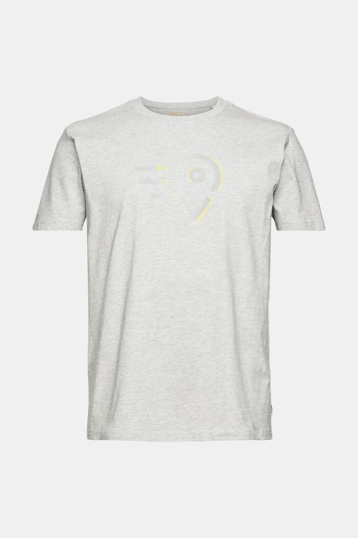Jersey-T-Shirt mit Print, LIGHT GREY, detail image number 6