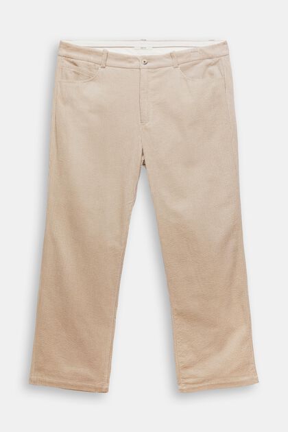 CURVY Cordhose, 100 % Baumwolle, LIGHT TAUPE, overview