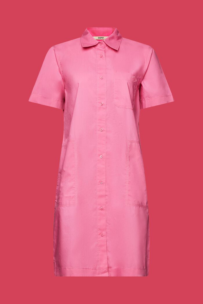 Mini robe-chemise, 100 % coton, LILAC, detail image number 6