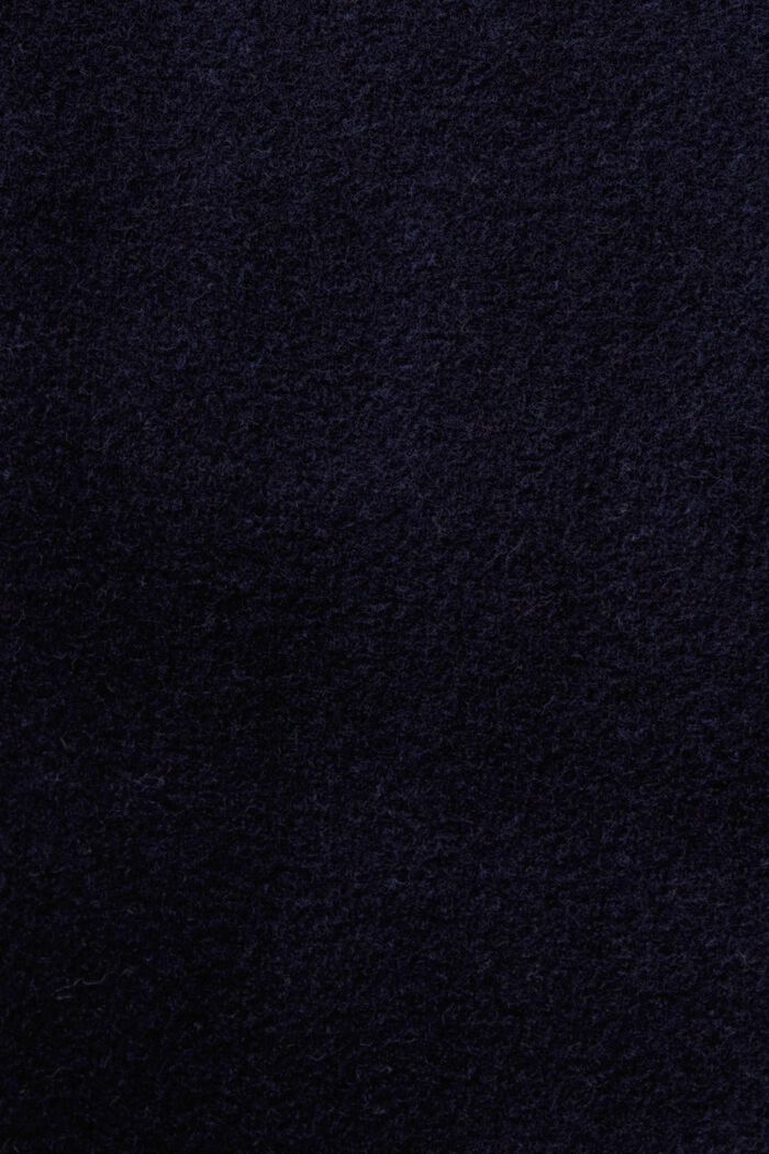 Manteau à boutons olive en laine mélangée, NAVY, detail image number 5