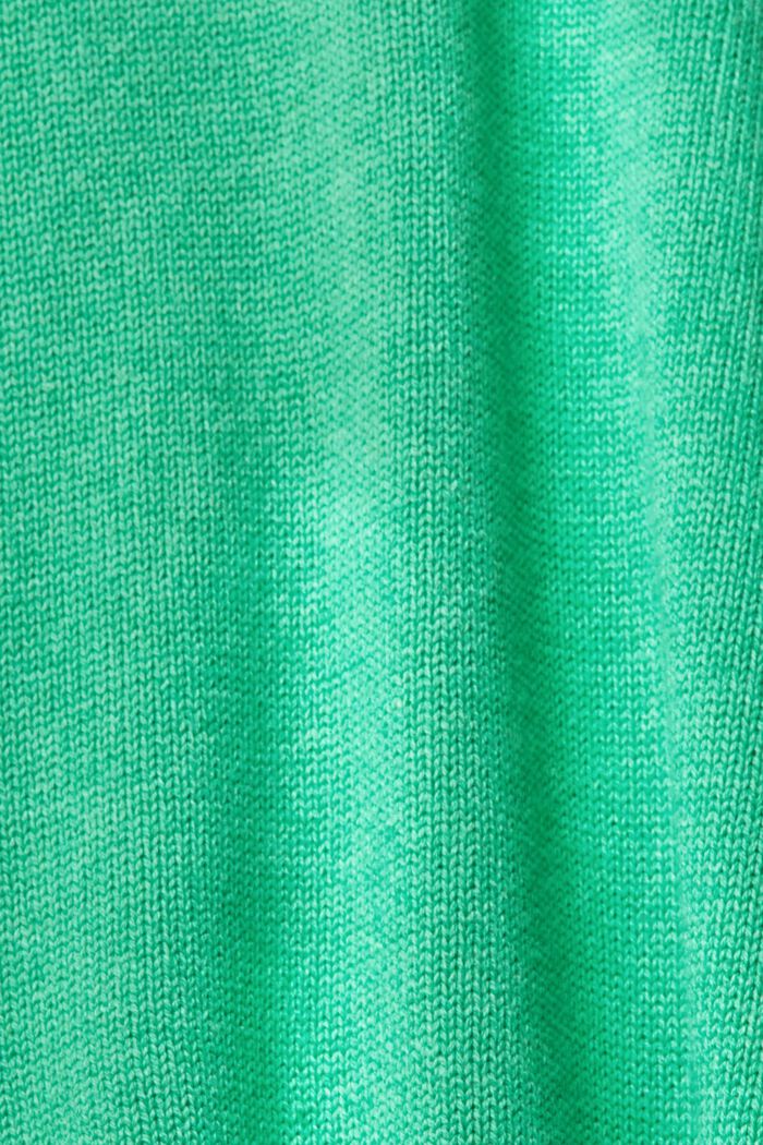 Strickpullover aus nachhaltiger Baumwolle, GREEN, detail image number 1