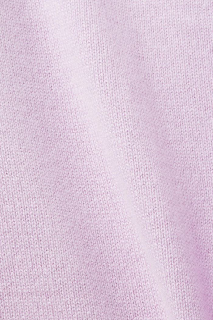 Pull-over en cachemire, LILAC, detail image number 5