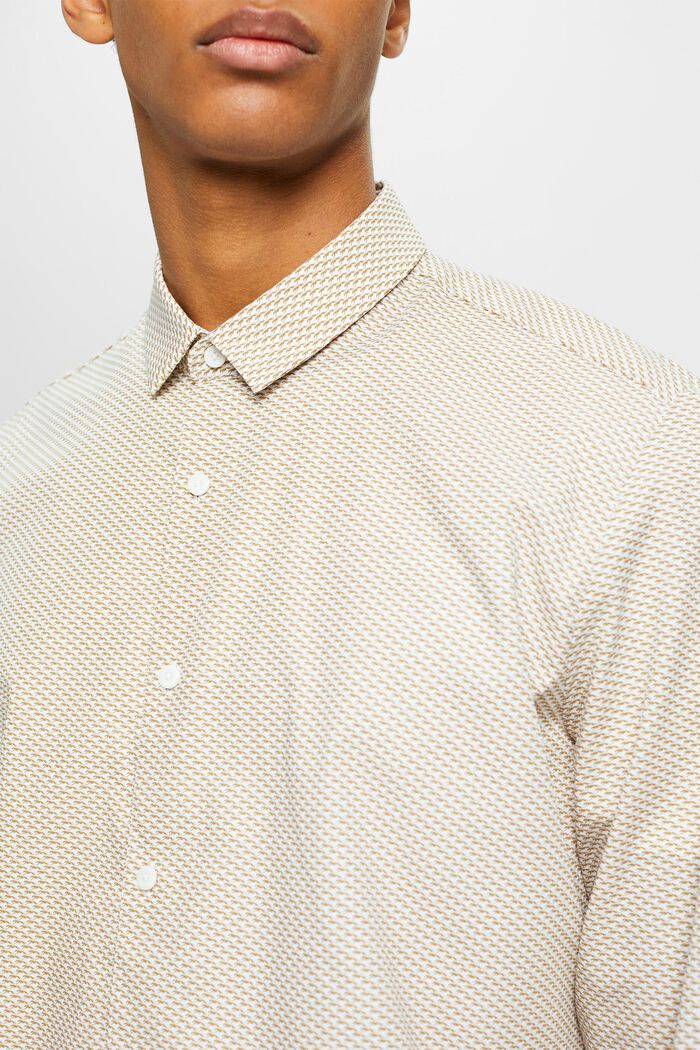 T-shirt en coton durable à motif, KHAKI BEIGE, detail image number 2