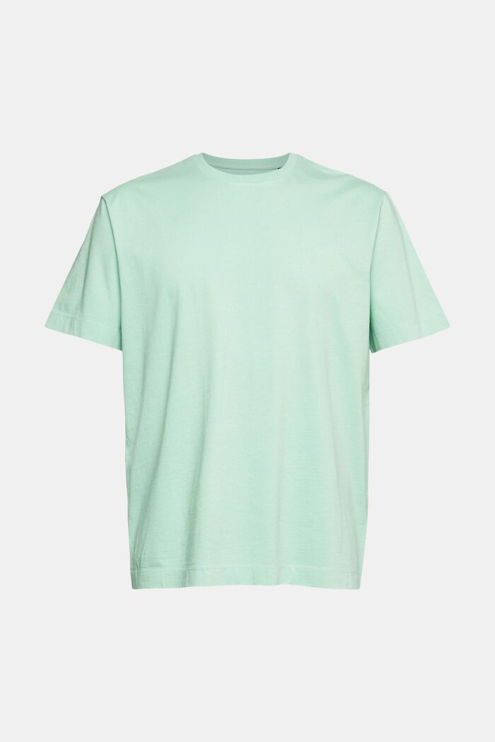 Unifarbenes T-Shirt, PASTEL GREEN, detail image number 2