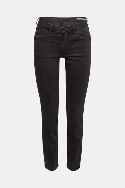 Jean stretch de coupe Slim Fit, BLACK DARK WASHED, overview