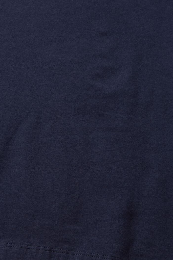 T-shirt à manches longues et encolure asymétrique, NAVY, detail image number 5