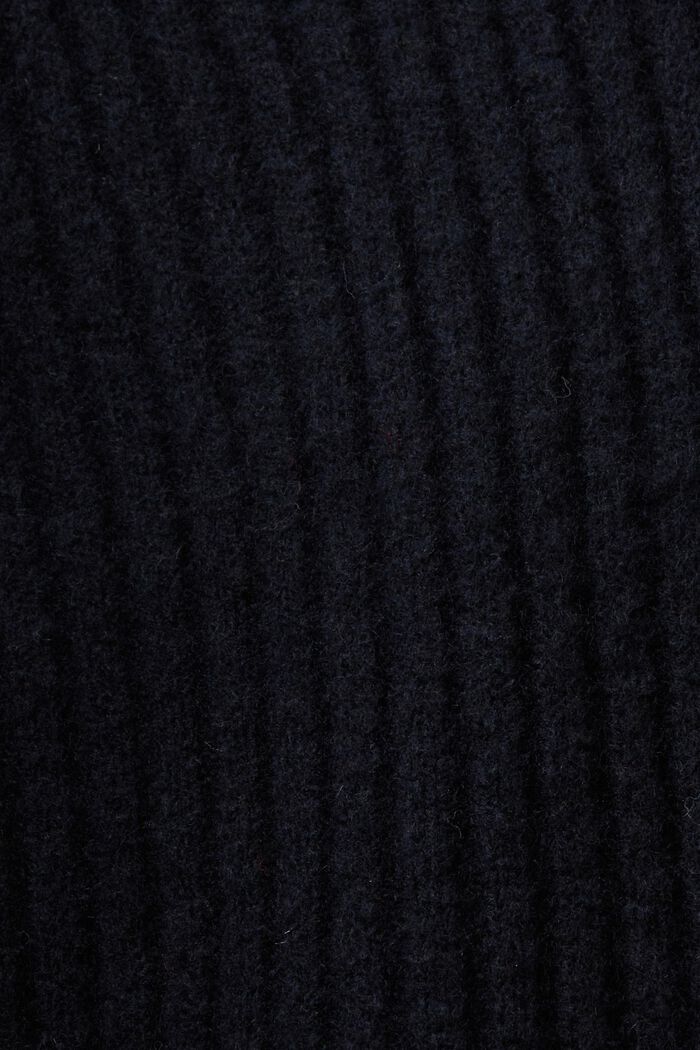 Mini-robe en maille côtelée, BLACK, detail image number 5