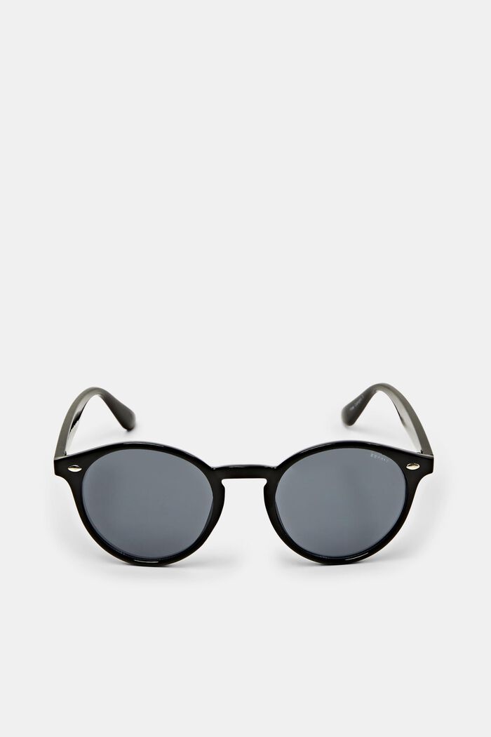 Sonnenbrille mit runden Gläsern, BLACK, detail image number 0