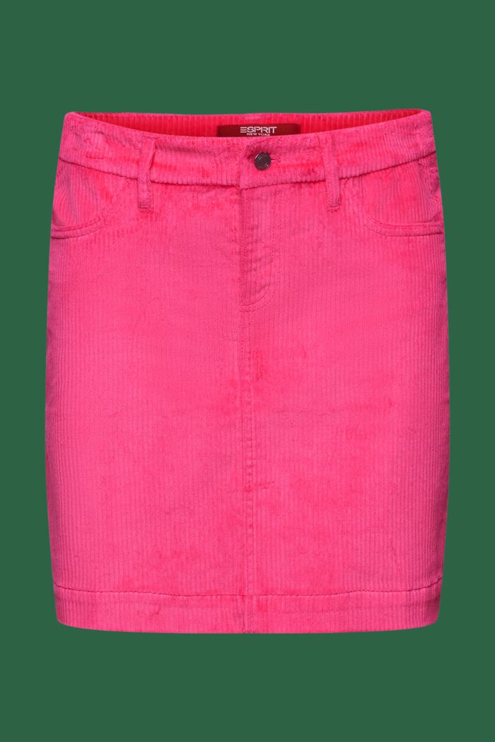 Mini-jupe en velours côtelé, PINK FUCHSIA, detail image number 7