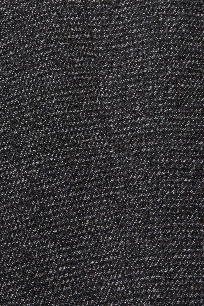 Veste de tailleur bicolore à boutonnage droit, GUNMETAL, detail image number 4
