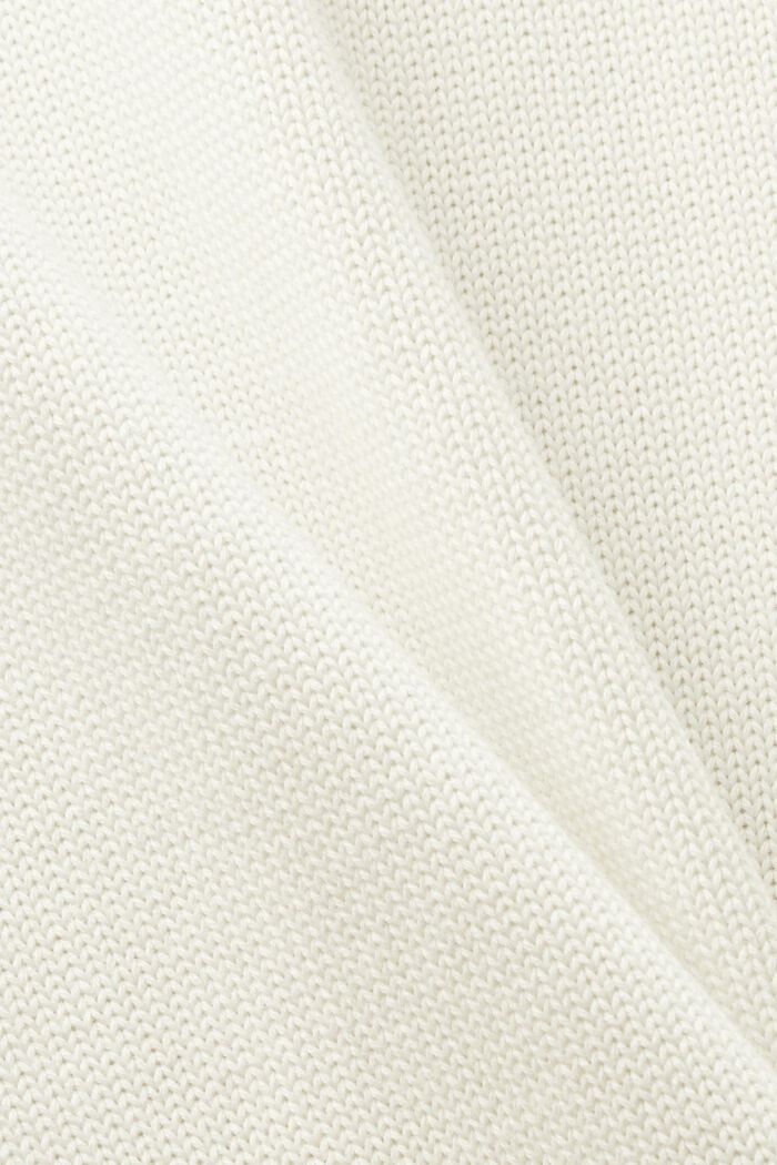 Pull jacquard en coton à col ras du cou, ICE, detail image number 4
