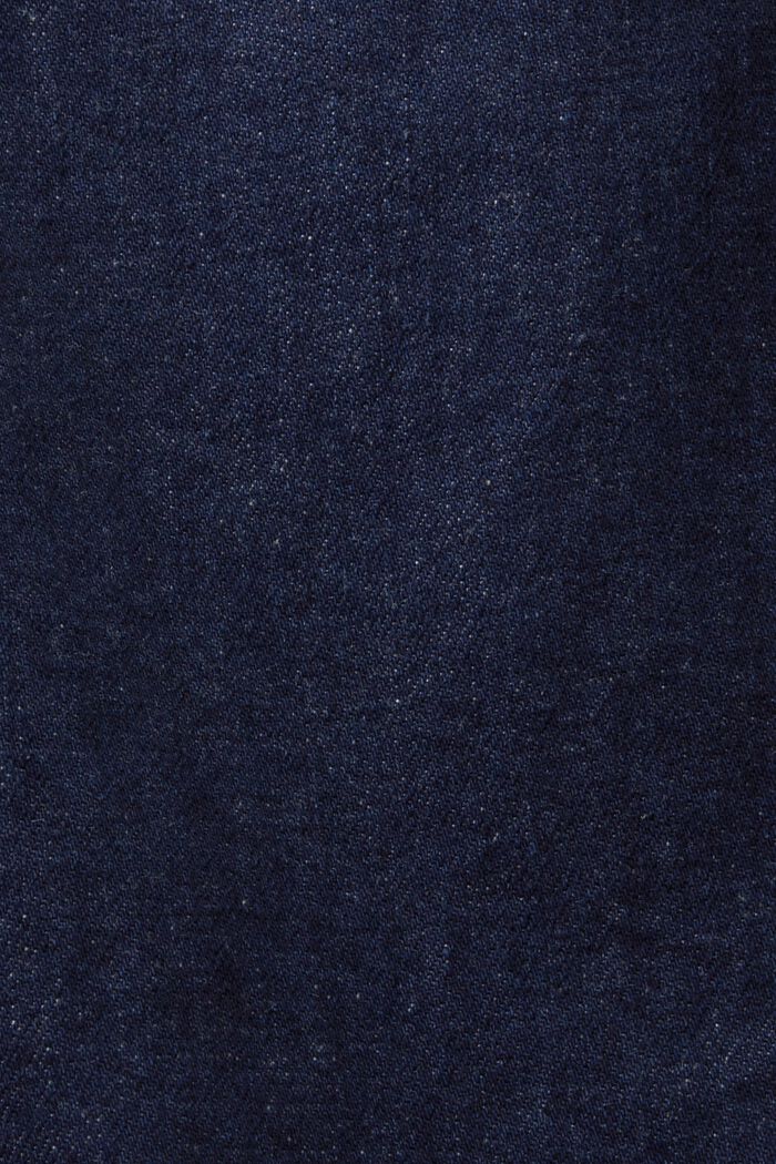 Retro-Jeans mit hohem Bund und weitem Bein, BLUE RINSE, detail image number 6