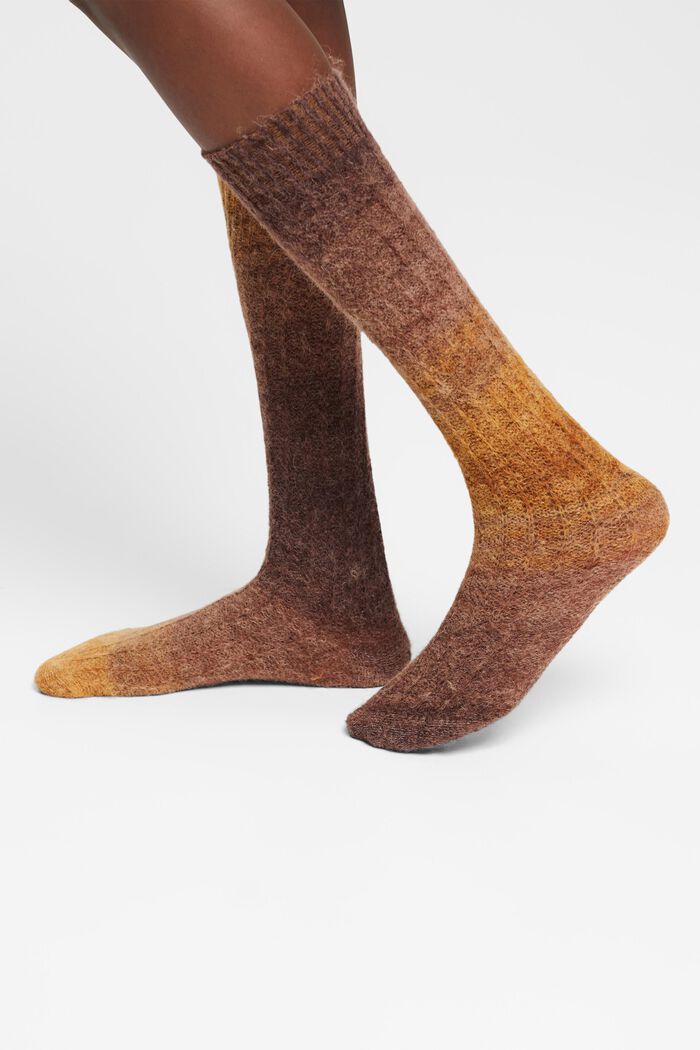 Boot-Socken aus Materialmix mit Wolle und Alpaka, MOULINE, detail image number 2