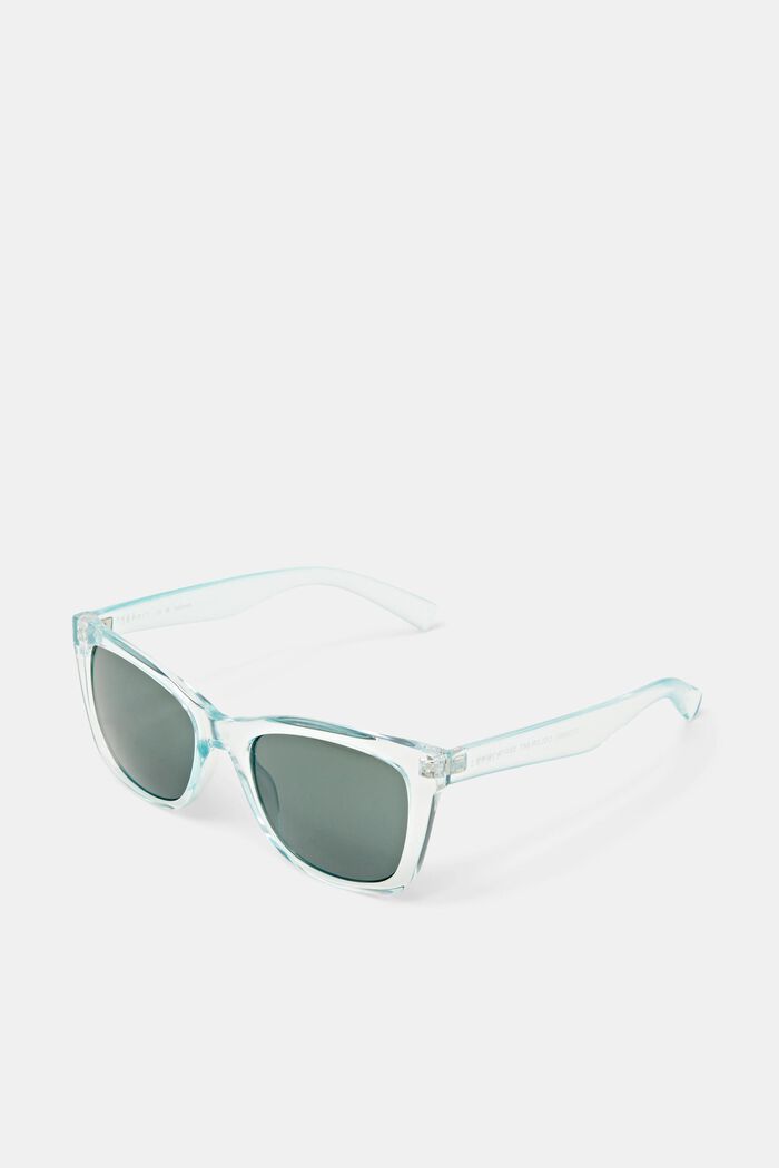 Sonnenbrille mit eckiger Fassung, GREEN, detail image number 0
