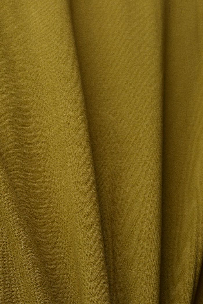 Polo-Shirt aus Feinstrick, LENZING™ ECOVERO™, OLIVE, detail image number 1