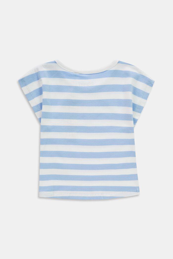 T-shirt à motif à rayures, BRIGHT BLUE, detail image number 1