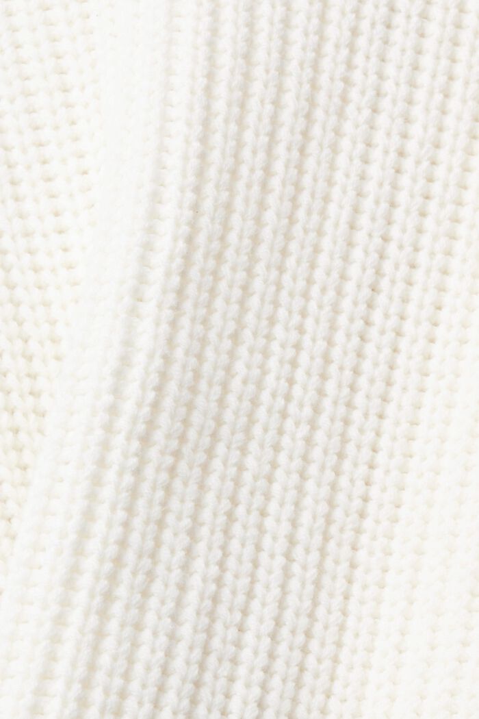 Zipper-Cardigan aus Strick, OFF WHITE, detail image number 5