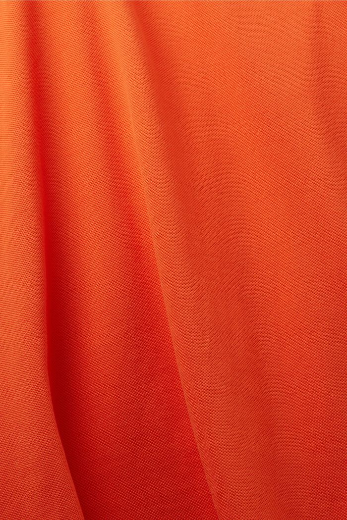 Slim Fit Poloshirt, ORANGE RED, detail image number 6