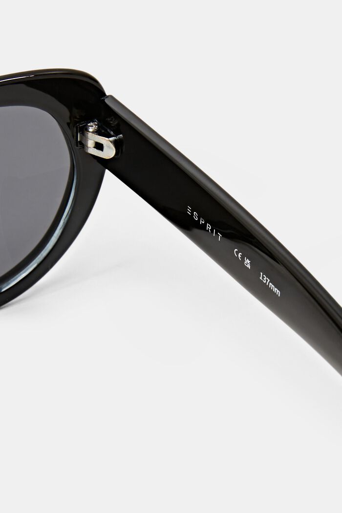 Sonnenbrille mit runder Fassung, BLACK, detail image number 3