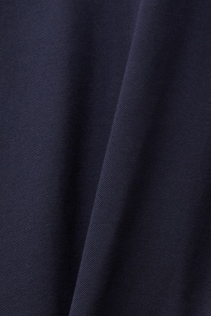 Slim-Fit-Poloshirt aus Baumwoll-Piqué, NAVY, detail image number 5