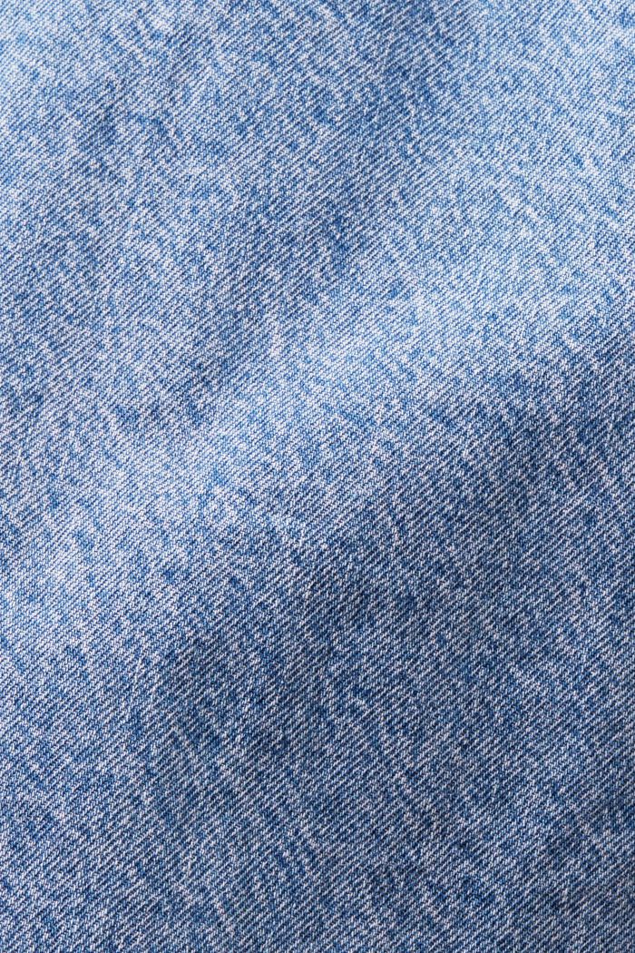 Langärmliges Jeanshemd, BLUE LIGHT WASHED, detail image number 5