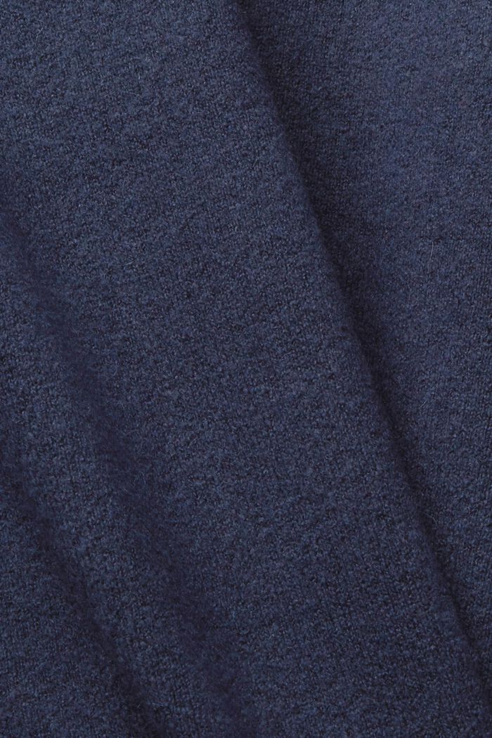Mit Wolle: offener Cardigan, NAVY, detail image number 1